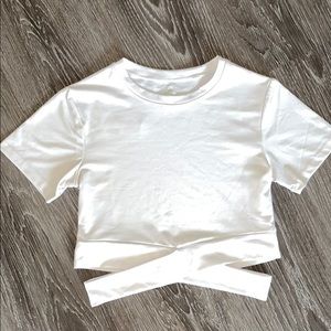 NVGTN White Crop Top